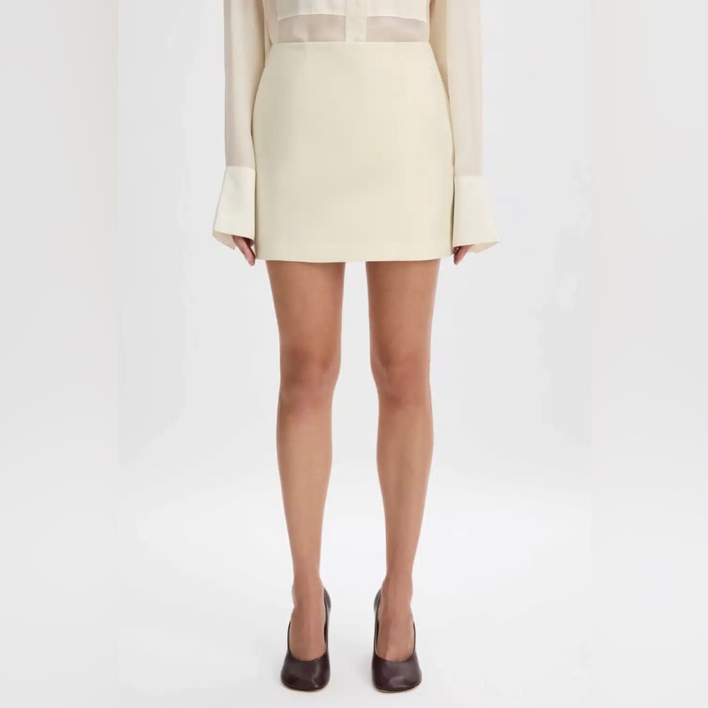 BNWT !! J. Crew wool mini skirt :: cream/ivory